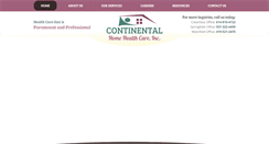 Desktop Screenshot of continentalhhc.net